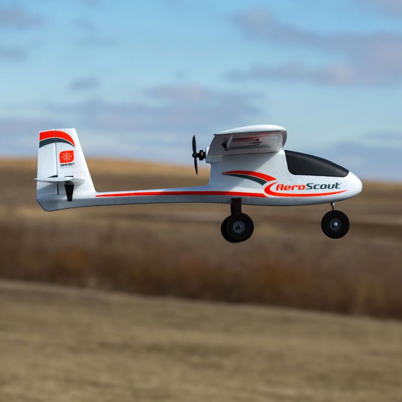 AeroScout S 2 1.1m and RealFlight Trainer Success Program Ultimate Combo